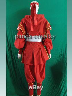 Mighty Morphin Power Rangers Red Ninjetti Ninja Ranger Cosplay Costume