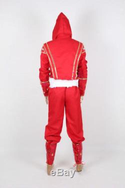 Mighty Morphin Power Rangers Red Ninjetti Ranger Cosplay Costume