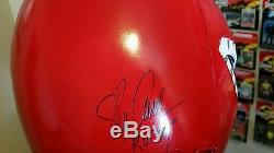 Mighty Morphin Power Rangers Red Ranger Helmet Cosplay signed by Steve Cardenas