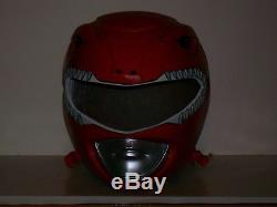 Mighty Morphin Power Rangers Red Ranger Helmet Prop Cosplay