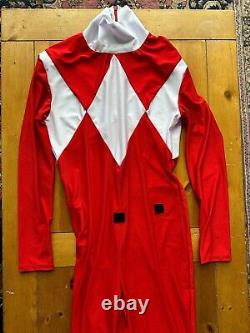 Mighty Morphin Power Rangers Red Ranger Jumpsuit Cosplay Costume