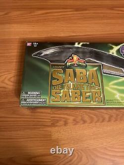 Mighty Morphin Power Rangers SABA Talking Tiger Saber Legacy Cosplay NEW IN BOX
