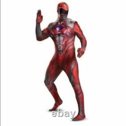 Mighty Morphin Power Rangers Saban Red Ranger Adult XXL 50-52 Costume Cosplay