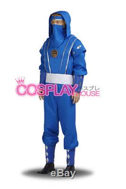 Mighty Morphin Power Rangers The Movie - Blue Ninjetti Ranger Cosplay Costume
