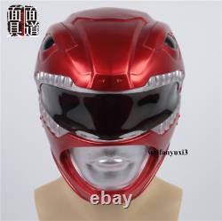 Mighty Morphin Power Rangers The Movie Jason Cosplay Red Wearable Helmet Mask