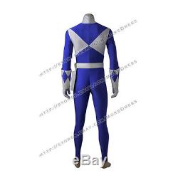 Mighty Morphin Power Rangers Tricera Ranger Dan Cosplay Costume Boots Optional