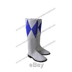 Mighty Morphin Power Rangers Tricera Ranger Dan Cosplay Costume Boots Optional