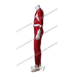 Mighty Morphin Power Rangers Tyranno Ranger Geki Cosplay Costume Boots Optional