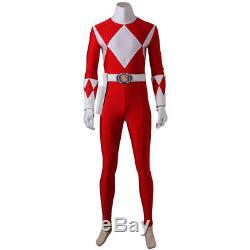 Mighty Morphin Power Rangers Tyranno Ranger Geki Cosplay Costume Jumpsuit