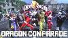 Mighty Morphin Power Rangers Vs Dragon Con Parade 2016 Super Sentai X Kamen Rider
