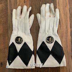 Mighty Morphin Power Rangers Vintage Gloves FX Sounds Black Ranger 1994 Cosplay