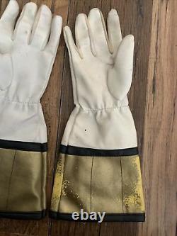 Mighty Morphin Power Rangers Vintage Gloves FX Sounds White Ranger 1994 Cosplay