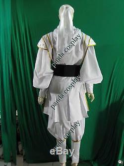 Mighty Morphin Power Rangers White Ninjetti Ninja Ranger Cosplay Costume