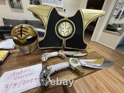 Mighty Morphin Power Rangers White Ranger Cosplay Costume