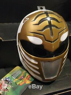 Mighty Morphin Power Rangers White Ranger Tommy Vacuform Mask Cosplay
