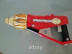 Mighty Morphin Power Rangers Wild Force Red Blaster 2001 Bandai Tested Cosplay