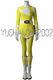 Mighty Morphin Power Rangers ZYURANGER Yellow Boy Cosplay Costume Jumpsuit