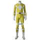 Mighty Morphin Power Rangers ZYURANGER Yellow Cosplay Costume Jumpsuit
