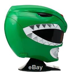 Mighty Morphin Power Ranges Green Ranger Helmet Role Play Cosplay 11 Full Size