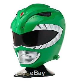 Mighty Morphin Ranger Helmet Power Rangers Cosplay Role Play Collectible Green