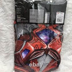 Mighty Morphin Red Power Ranger Movie Suit Mask Cosplay Costume Mens XL 42-46