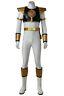 Mighty Morphin ZYURANGER White Cosplay Jumpsuits Tommy Oliver Costume Full Set