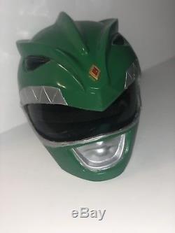 Mighty morphin power rangers green ranger helmet Exact Replica Cosplay