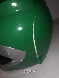 Mighty morphin power rangers green ranger helmet Exact Replica Cosplay