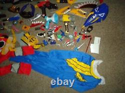 Mighty morphin power rangers sword weapons etc lot vintage life size cosplay ty