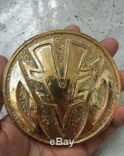 Mighty morphin power rangers the movie chromed chest coin tigerzord prop cosplay
