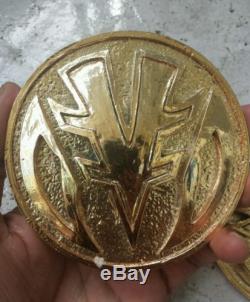 Mighty morphin power rangers the movie chromed chest coin tigerzord prop cosplay