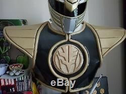 Mighty morphin power rangers white ranger cosplay shield armour