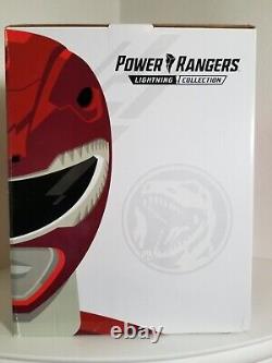 Mighty morphing power rangers Red Ranger helmet lightning collection