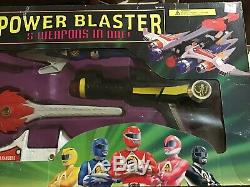 Mmpr Power Rangers Power Blaster 99% Complete With Box & Insert! Cosplay