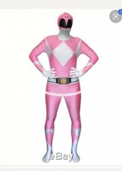 MorphSuits Pink Power Ranger Halloween Cosplay ComicCon Costume Adult Large
