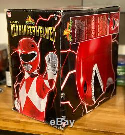 NEW Power Rangers Legacy Red Ranger Helmet Cosplay Action Figure Sealed 1994