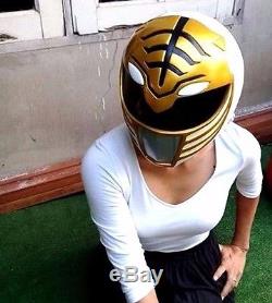 NEW White Power Rangers Mighty Morphin Helmet Costume cosplay Fancy Adult Hero