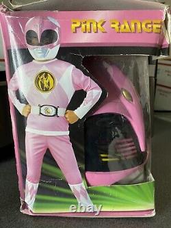 NIB NOS Vintage 1994 Kids Size Medium Mighty Pink Kimberly Power Ranger Costume
