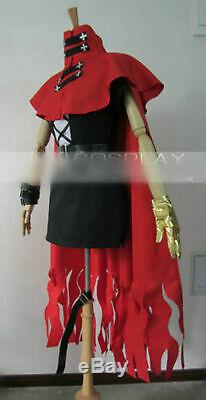 New! Final Fantasy Turks Vincent Valentine uniforms cosplay Costume tailor-made
