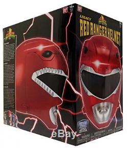 New Power Rangers Helmet Red Mighty Morphin Legacy Toy Cosplay Costume Roleplay