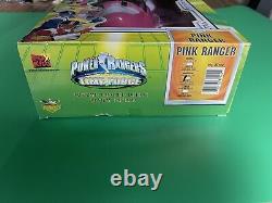 New Saban's Power Ranger Costume Pink Time Force Cosplay Child Med (8-12)