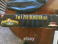 Nib Power Rangers Zeo 7-in-1 Blaster Weapon Set Toy Cosplay Bandai 1996 Mmpr