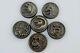 Ninja Ninjetti 6 set Weathered Power Coins made for Legacy Morpher Prop Cosplay
