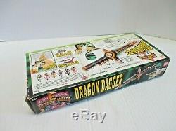Original Dragon Dagger Power Rangers working with box Bandai MMPR cosplay Green R