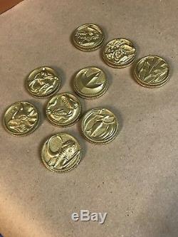 Orignal Set Power Dino Coins Ranger Cosplay Cold Cast Resin