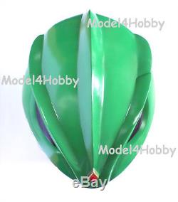 Outside Cliplock! Cosplay! Mighty Morphin Power Rangers GREEN 1/1 Scale Helmet