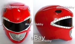 Outside Cliplock! Cosplay! Mighty Morphin Power Rangers RED 1/1 Scale Helmet