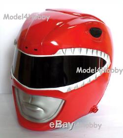 Outside Cliplock! Cosplay! Mighty Morphin Power Rangers RED 1/1 Scale Helmet