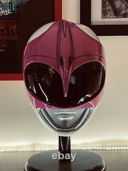 PINK Mighty Morphin Power Rangers Helmet Prop Cosplay ZYURANGER