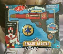 POWER RANGERS LIGHTSPEED RESCUE RESCUE BLASTER NEW SEALED RARE COSPLAY #2